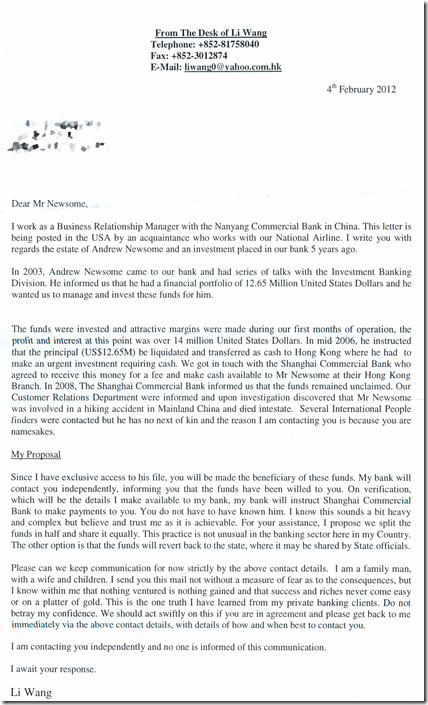 scamletter