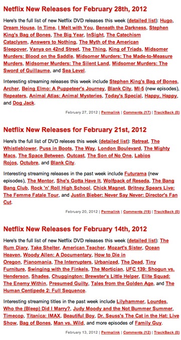 new releases